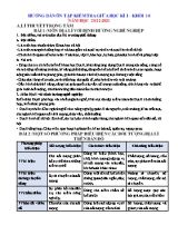Hướng dẫn ôn tập kiểm tra giữa học kì 1 Địa lí Lớp 10 - Năm học 2022-2023